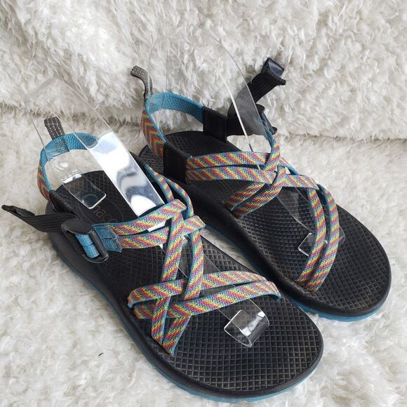 Chaco Rainbow Strap Sandals Youth size 4 - Picture 1 of 5